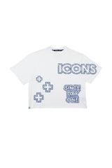 Icon Day 1 Tee White-Blue